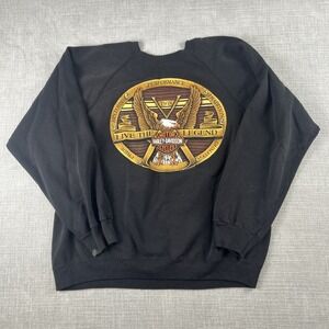 Vintage 1990s Harley-Davidson Ft. Lauderdale Eagle Sweatshirt XL USA Made